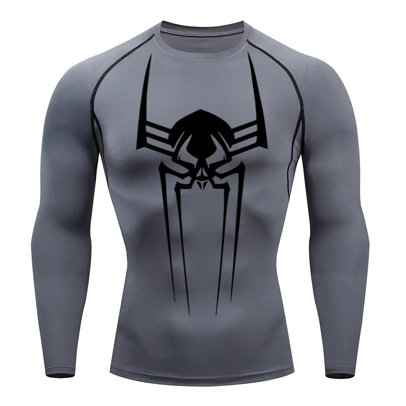 T Shirt Tight Fit - メンズスポーツトップ速乾性メンズタイトフィットシャツ長袖セカンドレイヤースキンジムエクササイズショートフィットネスランニングTシャツ