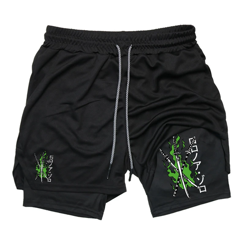 Compression Shorts Athletes - メンズ ランニングショーツ 2in1 ジム ワークアウト コンプレッションショーツ
