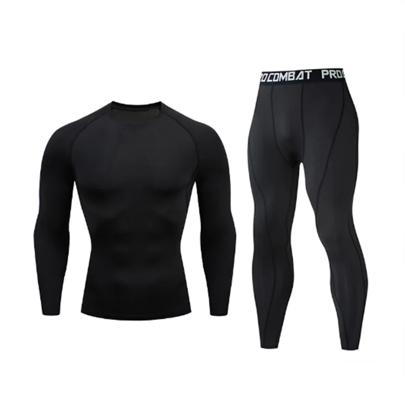 メンズコンプレッションスーツ タイト長袖Tシャツ+パンツスー - Compression Long Pant のレビューと価格