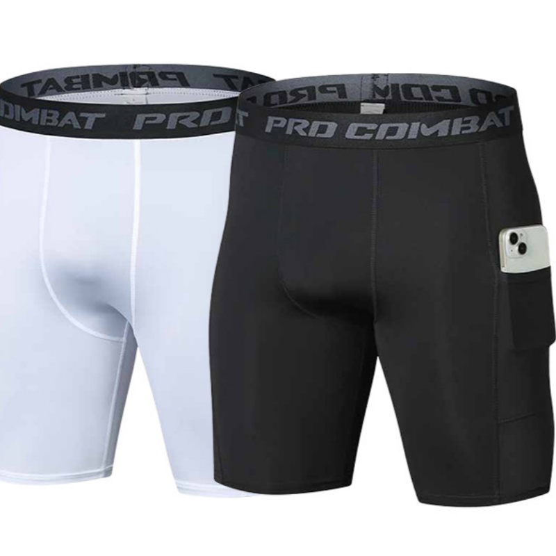メンズコンプレッションパンツ タイツ クールドライ レギンス - Compression Shorts Athletes のレビューと価格