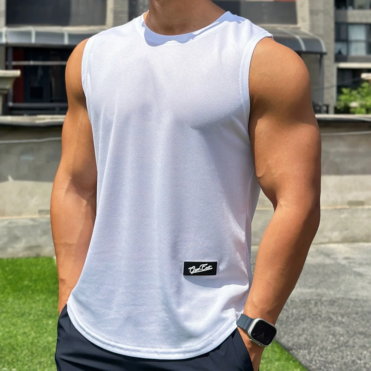 2025 夏の新トレンド男性タンクトッププルオーバーラウンド - Undershirt Crew Neck のレビューと価格